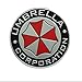Salusy Umbrella Corporation Aluminium Decal Badge Emblem for Universal Cars