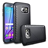 KuGi Galaxy S7 case - [ Drop / Shock Proof ] High quality PC + TPU Dual Layer Heavy Duty Slim Fit Shield Case for Samsung Galaxy S7 smartphone.(Black)