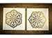 Yoga Metallic Gold & Silver Mandala Temporary Tattoo - Friend Gift - Yoga Accessory - Yoga Jewelery - Set of 2 Tattoos, Size 2.5