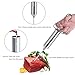 Peroom Meat Injector, 2-oz 304 Stainless Steel Marinade Flavor Injector Syringe Kit with 3 Needles, 2 Cleaning Brushes and 6 Silicone O-rings, Basting Brushes - 100% BPA Free Food Grade Material