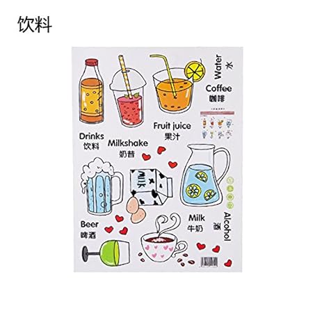 UWSZZ Cartoon creativa cocina nevera pegatinas post puerta ...