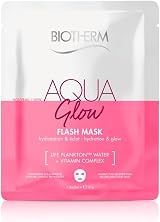 Biotherm Aqua Super Mask Glow Cloth Mask with Life Plankton & Vitamin C 31g view 1