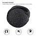 Metog Unisex Foldable Ear Warmers knits Winter EarMuffs Black