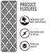 Sultansville Trellisville Collection Trellis Design Vibrant and Soft Stair Treads, Grey, Pack of 13