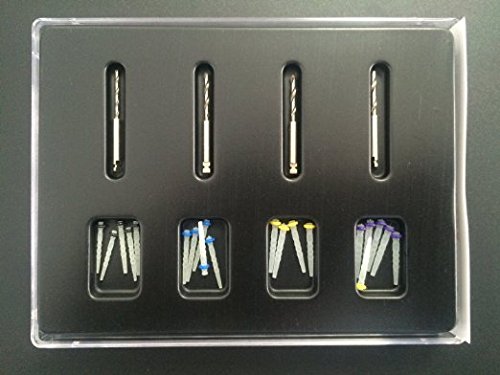 Vis De Tenon à Fibre De Quartz Pour Dentisterie - Kit Avec Mèches - Haute Intensité - Neuf USA