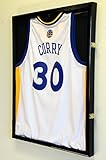 Basketballl Jersey Frame Display Case Cabinet w/ 98% UV Protection -Black Finished