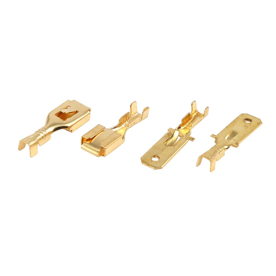 X AUTOHAUX 50 Sets 6.3mm Universal Car Electrical Wire Connector Terminal