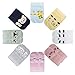 TARTINY Anti-Slip Cartoon Baby Socks No Show Animal Sneakers Socks, 8 Pairs per Pack (M 2-4 Years)