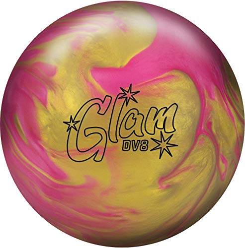 DV8 Glam Bowling Ball- Pink/Gold 13lbs