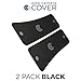 C-Cover: 2 Pack Black – Webcam Cover/Web Camera Cover for Laptops, Macbooks, iPads and PCs.