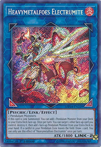 Yu-Gi-Oh! - Heavymetalfoes Electrumite (MP18-EN229) - 2018 Mega-Tin Mega Pack - 1st Edition - Secret Rare