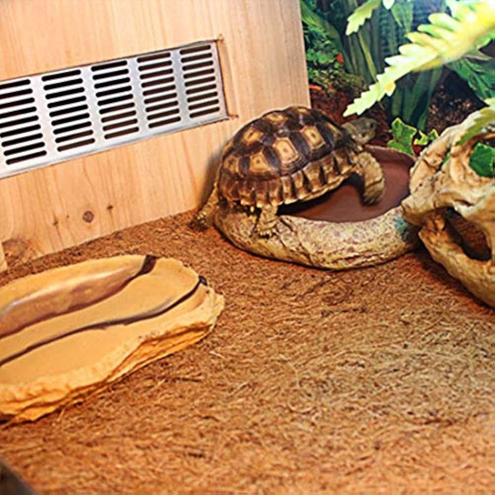 Reptile Carpet Natural Coconut Fiber Tortoise Mat Pet Terrarium Liner