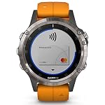 Garmin Unisex - Adult Fēnix 5 Plus Sports Watch, Orange/Grey, TU EU - Image 4
