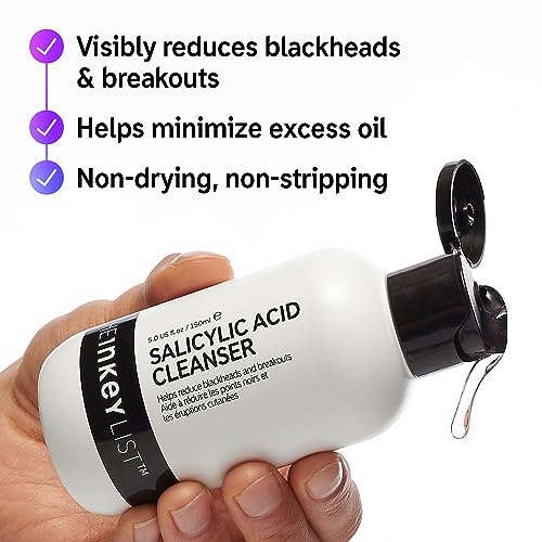 The INKEY List Salicylic Acid Cleanser, Face Wash For Acne, Blackheads