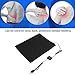 Asixx USB Heat Pad, DC 5V 3-Shift USB Electric Cloth Heater Heating Pad for Neck, Back, Abdomen, Lumbar Heating and Pet Warmer, Made of Carbon Fiber