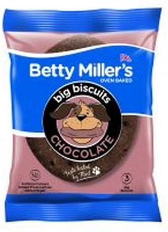 Betty Millers Chocolate Big Biscuits Dog Treat (Pack Of 3)
