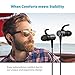 PAXCESS Bluetooth Headphones, Wireless Headphones Sports Earphones in Ear Earbuds with 8 Hours Playtime, aptX Stereo, Magnetic Aluminum Design, Built-in Mic for Gym Running