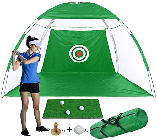 IMIFUN Big Size Golf Practice Net Chipping Net 60×30cm Pad, 3 Golf Balls 2 Ball Holders Suitable for Indoor and Outdoor Beginner and Professional Player IMIFUN Big Size Golf Practice Net Chipping Net 60×30cm Pad, 3 Golf Balls 2 Ball Holders Suitable for Indoor and Outdoor Beginner and Professional Player