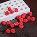 Fewo 32-Cavity 3D Raspberry Silicone Mold for Fondant Chocolate Candy Gum Paste Polymer Clay Resin Kitchen Baking Sugar Craft Cake Cupcake Decorating Tools