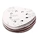 CynKen 25pcs 5 Inch 125mm 8 Hole Sanding Discs 400-1200 Grit Sandpaper