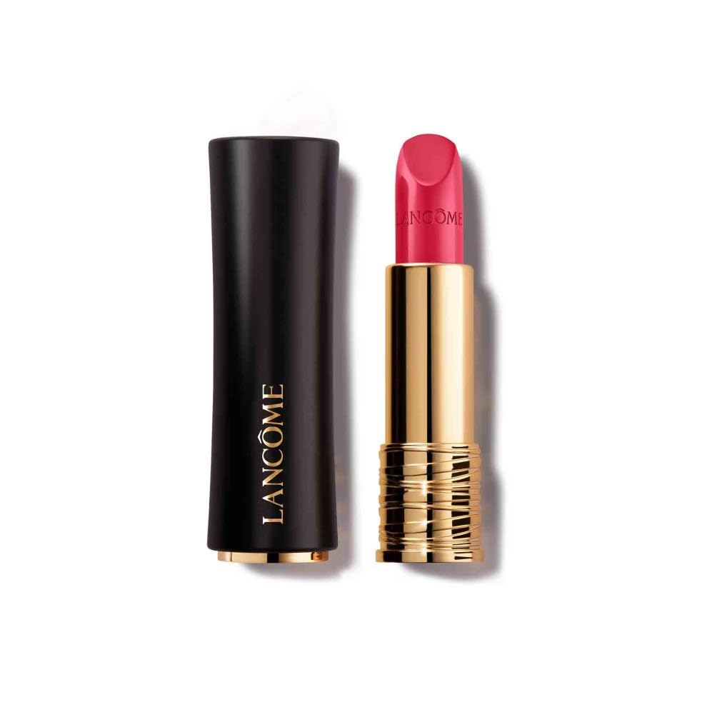 Lancôme L'Absolu Rouge Cream Lipstick, Long-Lasting Hydrating Colour with Luminous Satin Finish, Grand Rose Extracts and Vitamin E, Hyaluronic Acid, High-Pigment Pink Lip Colour, Shade 366, 3.4g