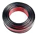 AUDIOPIPE 16 Gauge Speaker Zip Wire (100 Feet) – Primary Bonded Red & Black Speaker Cables - Durable Stranded Speakers Wire for Car Audio, Automotive, Home Theatre and Trailer Harness Wiring