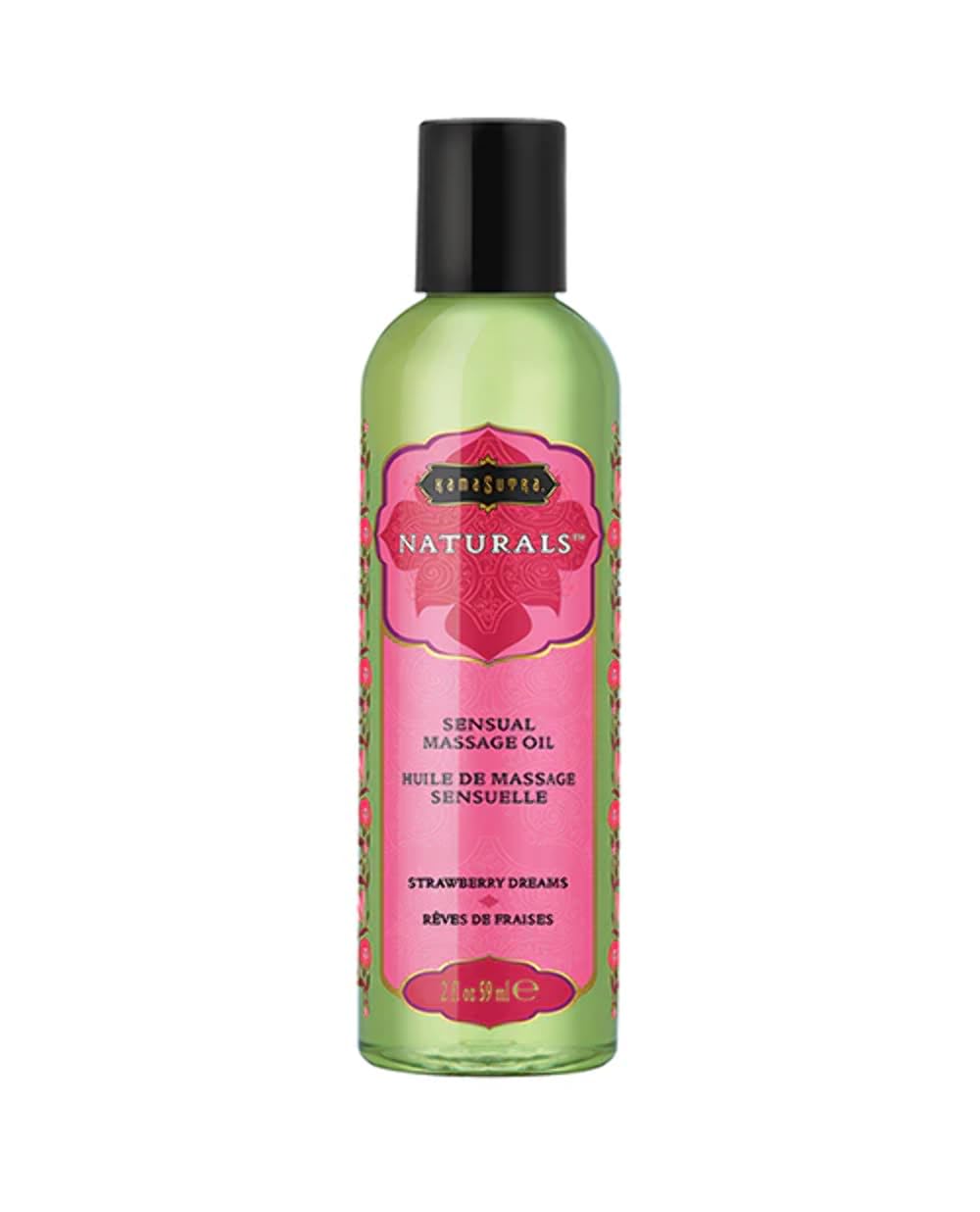 Kama Sutra Naturals Massage Oil, Strawberry Dreams, 59 ml