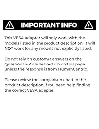 VESA Mount Adapter Bracket para monitores Dell S Series   por HumanCentric