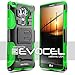 Evocel Generation Series Phone Case Compatible with G Vista 2 (2015 Release) with HD Screen Protector and Belt Clip Holster, Green