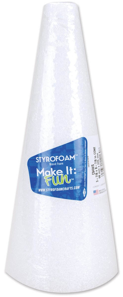 FloraCraftC94WS/24 Styrofoam Cone Set