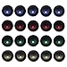 XT AUTO 20 Amp Led Round Rocker Toggle Light Switch Spst On-Off Control for Car Truck Pack of 20