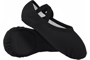 TXJ Sports Ballet Shoes for Girls Highly Stretch Ballet Slippers Split Sole Women Dance Shoes Flats for Yoga Gymnastics Perfo