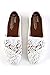 Toms Women's 10008033 Lace Leaves Alpargata Flat, White, 9 M US