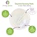 Washable Organic Bamboo 12CM Daytime Nursing Pads 8 pack (4 pair) with Laundry Bag - Natural and Reusable, Ultra Soft, and Super Absorbent for the Ultimate Luxury Breast Pad - By Serenity Bamboo