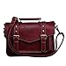 ECOSUSI Retro Faux Leather Small Purse Crossbody Shoulder Bag