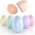 The Dreidel Company Massive Pastel Fillable Easter Eggs Colorful Bright Plastic Easter Eggs, Perfect For Easter Egg Hunt, Surprise Egg, Easter Hunt, 8" Giant Fillable Eggs (4-Pack)
