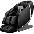 Osaki OS-Highpointe 4D SL-Track Massage Chair with Ultra Long Extension, 3 Rollers Foot and Calf Massage, Black