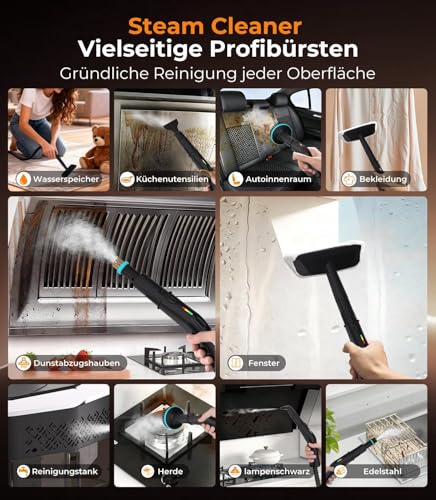 ZZ005 14-in-1 Steam Cleaner Handheld Steam Cleaner for Everything, Steam Cleaner for Floor, Kitchen