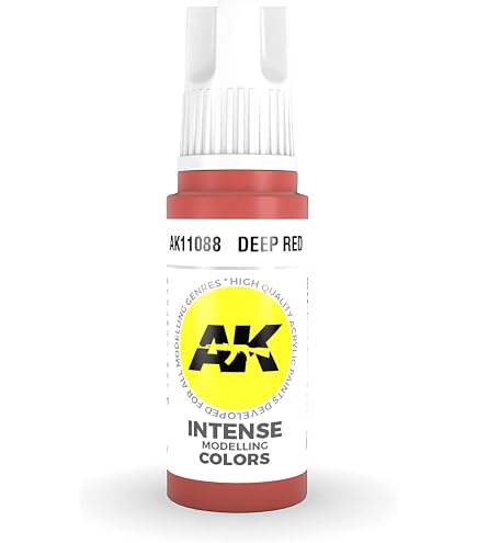 Amazon.com: AK Interactive 3rd Gen Acrylic Dirty Red 17ml : Arts
