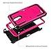 Case Compatible with LG Stylo 3/LG Stylus 3/LG Stylo 3 Plus 2017, Venoro Heavy Duty Shockproof Protection Case Cover with Swivel Belt Clip and Kickstand for LG LS777 / MP450 / M430 (Pink)