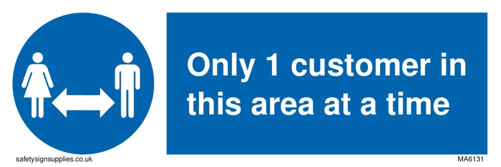Only 1 customer in this area at a time