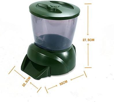 Xtlstore 4 25l Lcd Digital Automatic Pond Fish Feeder Amazon Co