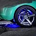 OPT7 Aura Wheel Well RGB LED Kit Double Row w/Wireless Remote Lighting Kit, Multicolor Tire Rim Lights for Cars | 3-Into-1 16+ Smart-Color Waterproof Strips w/SoundSync | Double Row 24 Inches 12 Volts