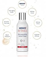 Novaclear RETINOL Rejuvenating Facial Toner Mature Skin Lactic Acid Arctium view 5