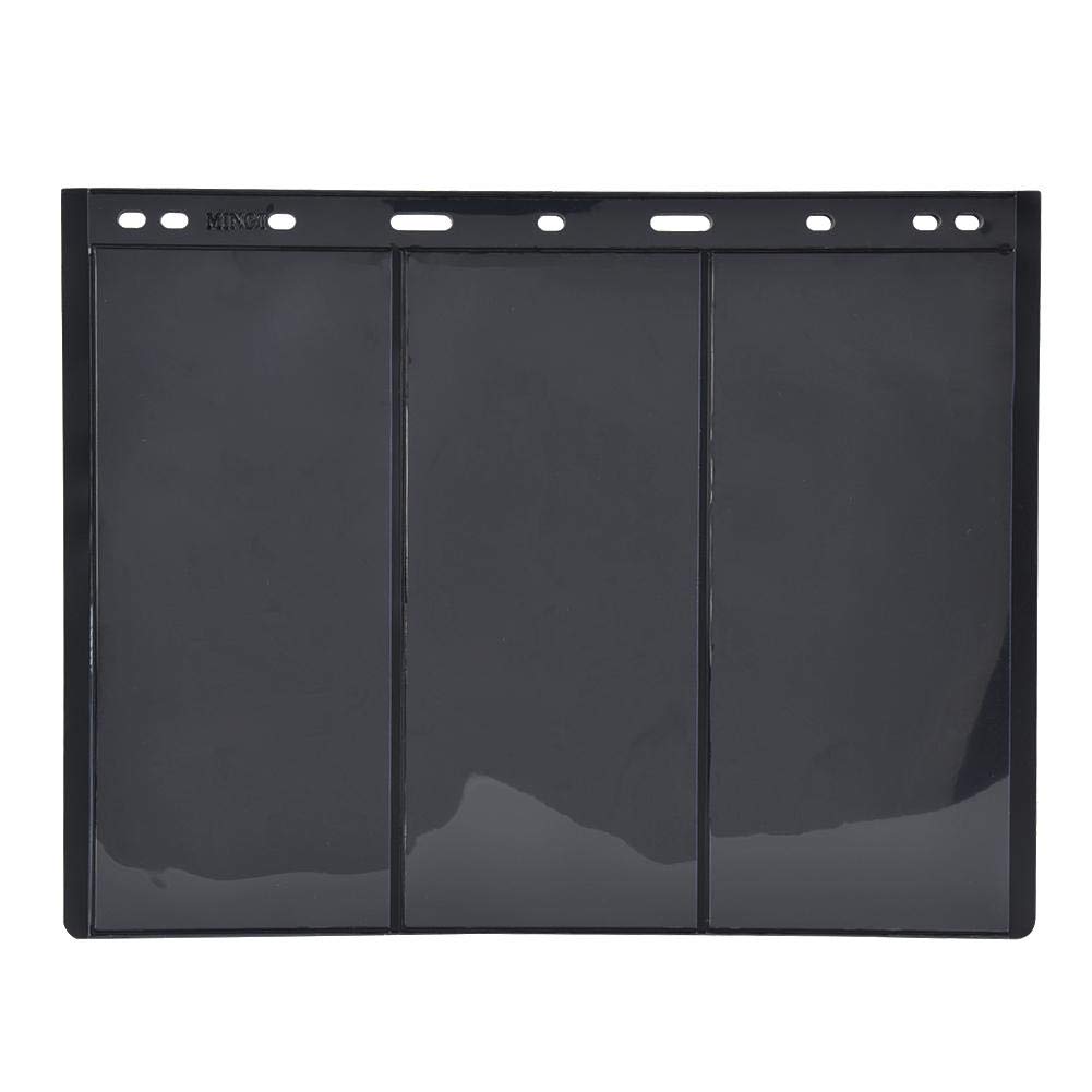 Biitfuu 10Pcs Collector - Stamp Collector Refill Pages Universal 9-Holes for Standard Stamp Collection Book Stamps Collecting Holder Gift(Black-3 lines)