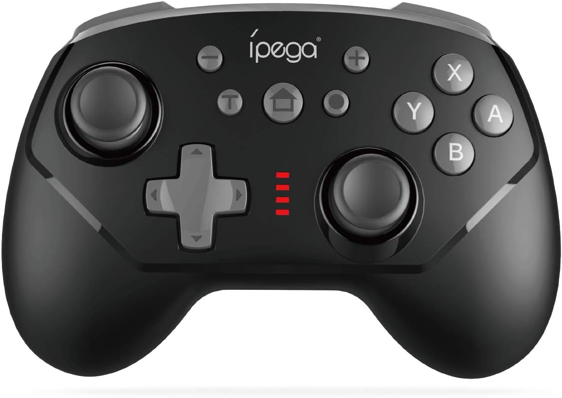 ipega-PG-9162 Mini Wireless Game Controller Support Wireless/Wired Connection with six-axis Vibration Handle for Nintendo Switch(Black)