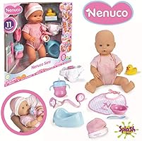 Amazon.com: Nenuco Sara The Real Baby Doll, 11 Different Functions, 16.5 Inches Tall: Toys \u0026 Games