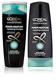 L'Oreal Paris Advanced Haircare Power Moisture Hydrating Shampoo & Conditioner 12.6 Fl Oz