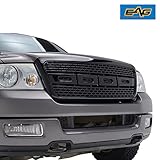 E-Autogrilles Glossy Black ABS Replacement Grille Grill with Shell for 04-08 Ford F-150 (1PC) (41-0131B)