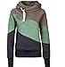Huafeiwude Women's Thick Fleece Hooded Funnel Neck Sweatshirt Pullover Hoodie